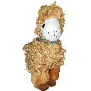 Be Unique Be You Plush Lamma New England Toys Brown Curly Haired